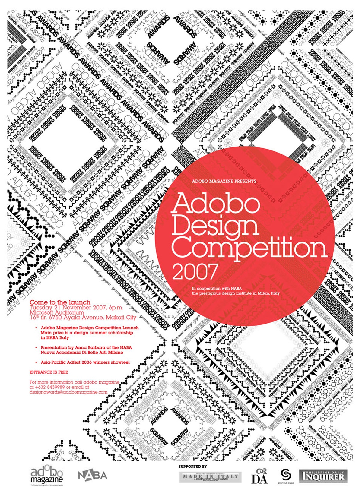 Adobo Design Competition TMSW